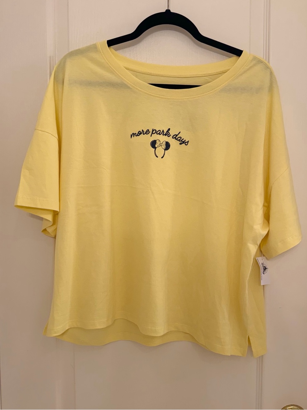 Disney Yellow 'More Park Days' Women's Short Sleeve Tee